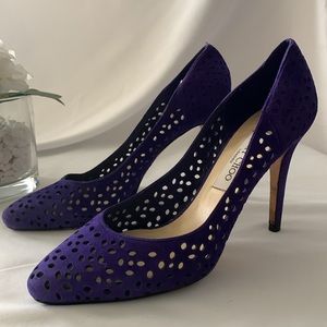 Rare ✨JIMMY CHOO Anouk 100 Perforated High Heel Pump